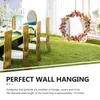 Dekorative Blumen 3 Stcs Girlande Hoop DIY Kranz Rahmen Metall Blumenreihe Erstellen Eisenfestivalversorgung