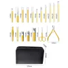 Kit 9/12/16/16pcs/set di pedicure manicure professionale set per le punte per unghie Cutter in acciaio inossidabile Clipper Strumenti Kit per nail art