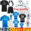 2024 Jerseys de futebol Napoli Maglia Nápoles 2023 2024 Goleiro Zielinski Anguissa Olivera Kvaratskhelia Homem Kits Kits Camisa de futebol Osimhen Lozano SSC Player