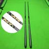 12 Split Carbon Fiber Pool Cue Shafts Chinese Royal Hushållsstil Golden Dragon Mönster Designer Biljard Stick 240325