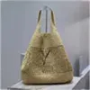Designer Raffias väska Tygväskorna handbroderade halmväska handväska stor kapacitet kvinnor strand rese sommarlov axel påsar