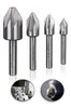 Hakkin 1PC 125162030 mm HSS CounterSink 68 FLUTE 90 degrés Chanfreinage End Cutter Drill Bit Bit Chanfrein Deburring Tool4006236824590