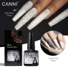 Gel Canni New 12 Colors Set Reflective Disco Gel 7.3ml Soak Off UV LED Super Bright Nail Gel Semi Permanent Glitter Gel Varnish