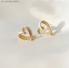 Charm Simple Acrylic Love Crystal Stud Earrings Cross Love Earring For Women Fashion Jewelry Accessories Wholesale Gifts240408