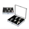 Watch Boxes Storage Box With Large Transparent Lid Stand Display Cases For Men