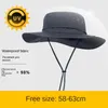 Bérets Fisherman extérieur Chapeau en nylon pour la protection solaire en nylon pour le soleil Brim respirant et la tête résistante aux UV