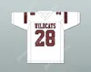 Anpassad Adrian Peterson 28 Palestine High School Wildcats White Football Jersey 2 Top Stitched S-6XL