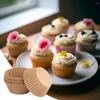Enveloppe-cadeau 6pcs Kraft Cupcake porteuse avec doublures 12 Count Paper Muffin Box Packing Packaging For Cookies Muffins Pastries