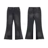 Nieuwe jeans denim broek herenafdeling ontwerper zwarte broek hoge kwaliteit rechte straatkleding casual y2k straattrend ritsjipper gescheurd broek