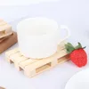 Tischmatten 2pcs Mini Paletgetränks Coasters Isolationsmatten Kaffeetasse Holz Topf Hausgebrauch