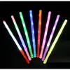 Décoration de fête 48cm 30pcs Glow Stick LED Rave Concert Lights Accessoires Neon Sticks Toys in the Dark Cheer AU04 Drop livraison DH6EF