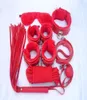 Value Bondage Gear Pack Kit System 7 Stück rotes ganzes weltweites Kunstleder 7 PCs Drei Farben rot Pink Black1233136