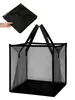 Laundry Bags Bedroom Durable Mesh With Handles Living Room Single Layer Hamper Large Capacity Easy Carry Toys Square Clothes Storage