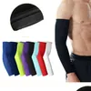 Arm & Leg Warmers 8 Colors Basketball Guards Lengthen Elbow Protective Gear Sports Riding Fitness Running Breathable Sunsn Sleeveszz D Dheof
