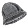 Bérets Unisexe Salouchy Winter Hats Ajouter des hommes et des femmes doublées de fourrure