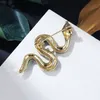 Luxury Rhinestone Snake Cat Designer Brooch Pins Alloy Unisex Lapel Pins Animal Design Badge for Women Men Fashion Jewelry designer Accessories Gift