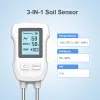 Soutient le compteur de sol numérique 3 dans 1 Testeur de sol PH PH TEMPERT TEMPERT TEST LCD Écran jardin de ferme