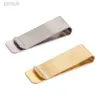 Clips monétaires Money Money Metal Holder Banknote Holder 2 Colors Silver Metal Clamp Cash Pinmp Clip Clip Credit Card ID Clips 240408