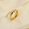 2024Designer Ringen voor vrouwen verlovingsring Grootte Geplateerd zilveren Golden Ronde Glad stevig kleuren Bague Fashion Men beloven luxe ringpaar