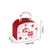 Gift Wrap Creative Red Wedding Candy Box Bags Chinese Portable Chocolate Packaging Bag Festive Party Supplies