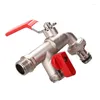 Bathroom Sink Faucets Water Tap For Valve Double To Garden Hose Diverter Faucet Adapter