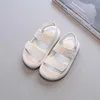 Slipper Kids Shoes Girls Sandals Summer New 1-3-5 Years Old Boys Open Toe Soft Sole Shoes 240408