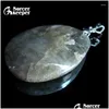 Pendant Necklaces Trendy Pendants Natural Stone Labradorite Drop Beads Slide Jewelry For Women Fs945 Delivery Otwvm