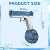 Gun Toys Electric Water Gun Pistol Shooting Toys Full Automatic Summer Beach Pool Toy For Children Barn Tjejer Girls Adults Gifts 240408