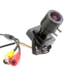 Lens 2.812mm Lens Varifocal 700tvl Ccd Mini Camera 1000tvl Adjustable Lens+rca Adapter for Security Cctv Camera Car Overtaking