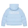 TRAPSTAR Women Women Designer Jacket Men Down Down Parkas Feminino Capuz de Capuz Capolado Branda de Luxo de Luxo Espumado Letras quentes Novo Rótulo Pequeno Capas De Chapéu Destacável