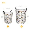 Sacs à linge Multi Bull Repeat Basket pliable Lover Lover Terrier Baby Hamper For Nursery Toys Organizer des poubelles de rangement