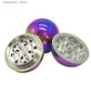 Herb Grinder éblouissant Grider Sphérique Allaire éblouissant 3 couches 53 mm Grinder Grinder Grinder Smoke Tobacco Accessoires Herbal Tobacco Q240408