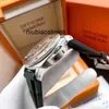 Mechanische beweging Luxury horloge Zwitsers automatische saffierspiegel 47 mm 13 mm geïmporteerd rubberen band merk waterdichte designer polshorloges roestvrij fggx