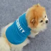 Vêtements de chien chiens vêtements de mode imprimement d'été mignon costume hremptant pour animaux de compagnie chiot imprimé coton t-shirt ropa perro