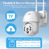 Caméra de surveillance sans fil CCTV IP CCTV 3MP avec protection de sécurité WiFi Two Ways Audio V380 Pro imperméable extérieur