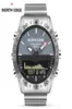 Мужчины Dive Sports Digital Watch Mens Watch Army Army Luxury Full Steel Business Водонепроницаемый 200 -метровый Compass North Edge 23212656