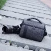 Delar DSLR Camera Bag Photo Case för Sony A1 A9 A7 IV III Canon EOS R8 R7 R6 R 4000D 850D 5D 6D 7D II Nikon Z8 Z7 Z6 P1000 D7500 D7200