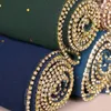 Шарфы 180 75 см роскошные алмазные головные платки Hejab Мусульманский шифоновый женский хиджаб исламский длинная вуаль шарф Шаль