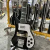 4 Strings Black 4003 Electric Bass Guitar Chrome Hardware One PC Neck & Body Good Binding Body Dual Output Ric China Bass