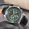 Нарученные часы мужской высококачественный бренд кожаный ремешок с кодом подержания