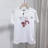 Camisa de luxo masculino camisetas camisetas camisetas para homens maré pulverizada de rua letra de roupas de algodão camiseta de roupas t grandes t tops