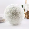 Wedding Flowers 1Pcs Classic Western-style Romantic Dream Handmade Ribbon Simulation Rose Bride Bouquet Bridesmaid