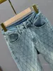 Pantalones de bota de mezclilla de jeans delgados de jeans 2024 Spring Strighty High cintura Dinterránea Pantalones alargados