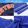 Polos Polos Custom Baseball Jersey Pełne koszulki Botton oddychające drużyna sportowa wycinająca mundur dla mężczyzn kobiety
