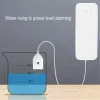 모듈 WOFEA WIFI WATER LEAKAGE SENSOR 앱 앱 알림 배터리 운영 홈 보안 물 탐지기 Tuya 탭 스마트를 실행합니다.