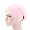 Abbigliamento etnico 2024 Hijab musulmano elastico cappello turbante in cotone turbante Donne donne calde inverno cofano hijabs interno Hijabs Chemio