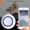 Button Tuya Smart SOS Wi -Fi Alarm Push for Elderly Female Man Selffense Old People Personal Personel Personel Awaryjna pomoc