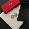 Luxury Gold-Plated Earring Brand Designer Designs High-Quality Earrings For Charming Girls High-Quality Jewelry Romantic Love Earrings Box Birthday Party