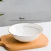 Ciotole Noodles in stile semplice ciotola moderna ceramica a mangiare la zuppa di tavole da tavolo sandwich insalata riso