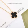 New Luxury Quality v Gold Material Charm Pendant Necklace with Shell Agate Nature Stone for Women Wedding Gift Jewelry Ps7000 0796